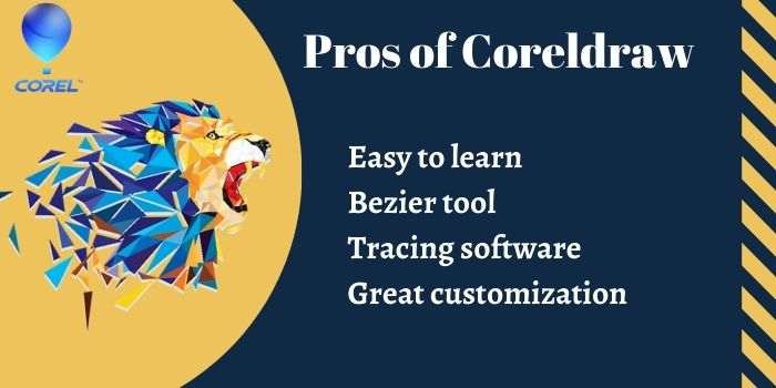 Pros of Coreldraw