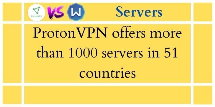 ProtonVPN Vs Windscribe Servers