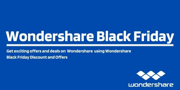 Wondershare Black Friday Sale