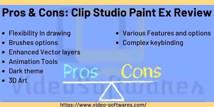 Pros & Cons of Clip Studio Paint Ex