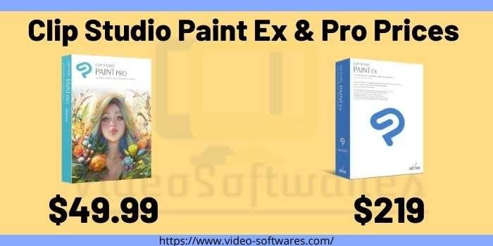 Clip Studio Paint Ex and Pro Prices