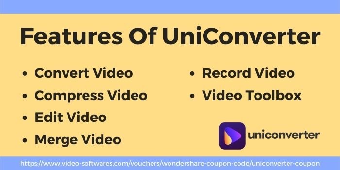 Features of UniConverter