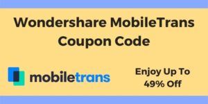 Wondershare MobileTrans Coupon Code